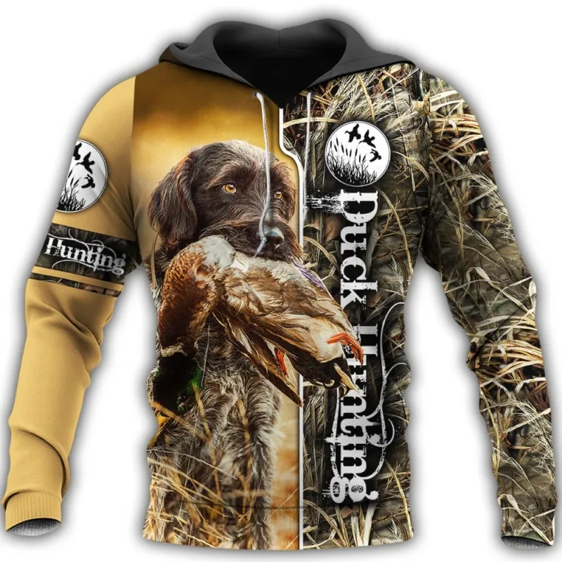 Men's Hoodies Hunting Graphic Camo 3D Printed sweatshirts clothing Harajuku Fashion Hooded Autumn Long Sleeve Hoodie for Men — image 9