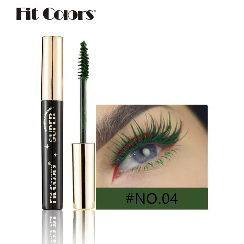 Colored Mascara Makeup 4D Silky Natural Long Eyelashes Mascara Waterproof Long-lasting Extension Thick Lasting Curling Mascara — image 13