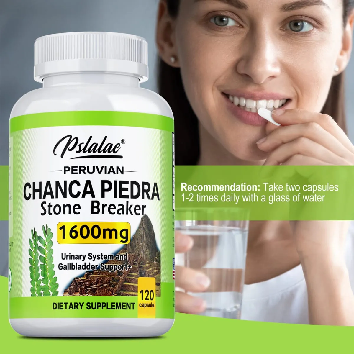 Chanca Piedra 1600mg - Kidney & Bladder Health Cleansing & Detoxification Urinary Support — image 7