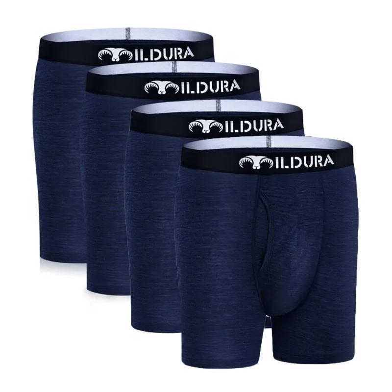 100% Merino Wool Boxer Briefs Men Underwear Merino Wool Boxer Underpants Men Boxer Brief Moisture Wicking Breathable Soft 180G — image 24