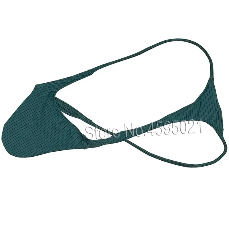 Men's Underwear Thong Contour Pouch Tangas Rise Cheeky Underpants Low Rise Beach Briefs Bikini Single Layer Quick Dry Silky — image 15