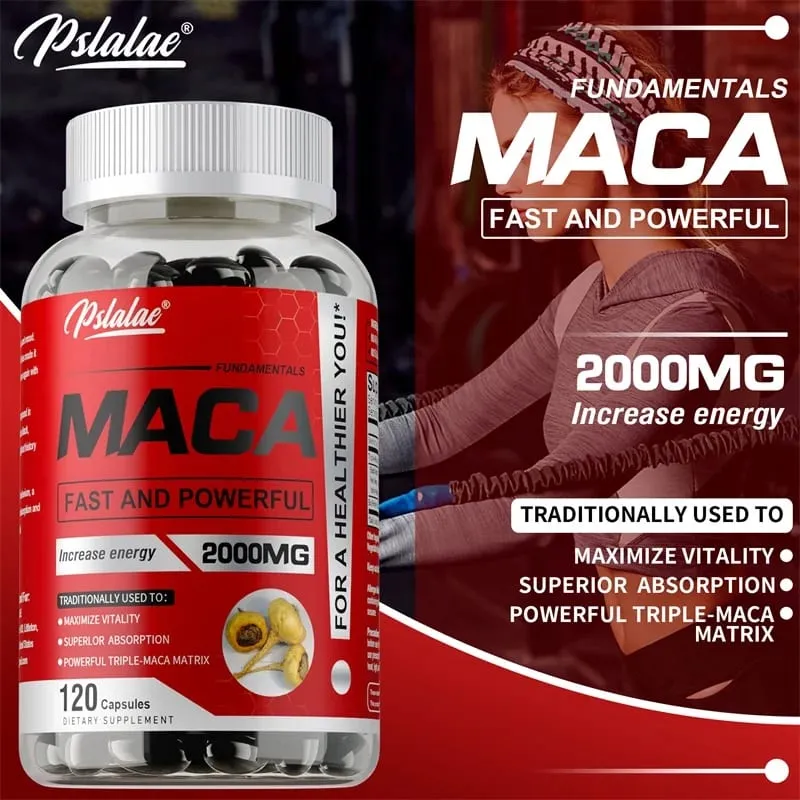 Maca Root Capsules - To Support Energy Endurance and Performance Builds Muscle and Strength — image 4