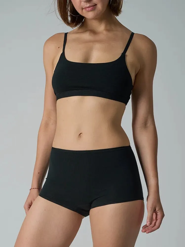 Bralette a chlapecké šortky bez kostic – sada dvoudílného žebrovaného úpletu bez vycpávky — image 5