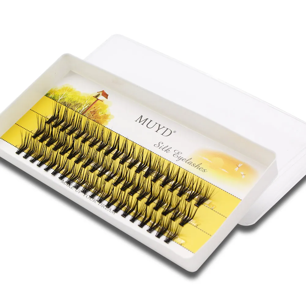 M Curl Mink False Eyelash 60 Clusters L Curl Lashtray for Makeup 30D Eyelashes Extensions Individual Handmade Eye Lashes — image 6