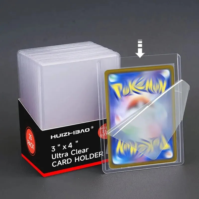 3"x 4"35PT high-quality Trading Cards for Top Loaders hard Card Sleeves Card Protectors Sleeves for Pokemon for YuGiOh for MTG — image 7