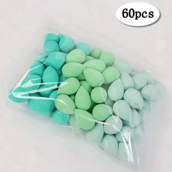 3/20/60Pcs Portable Reusable Water Drop Shape Mini Blender Sponge Beauty Cosmetic Foundation Cosmetic Sponge Makeup Blender — image 11
