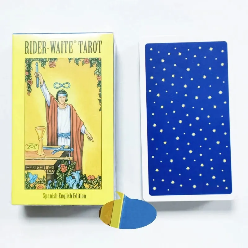 78Pcs The Rider Waite Tarot Card Divination Personal Use Tarot Deck English Spanish Version Oracles Deck for Girl Board Game — image 3