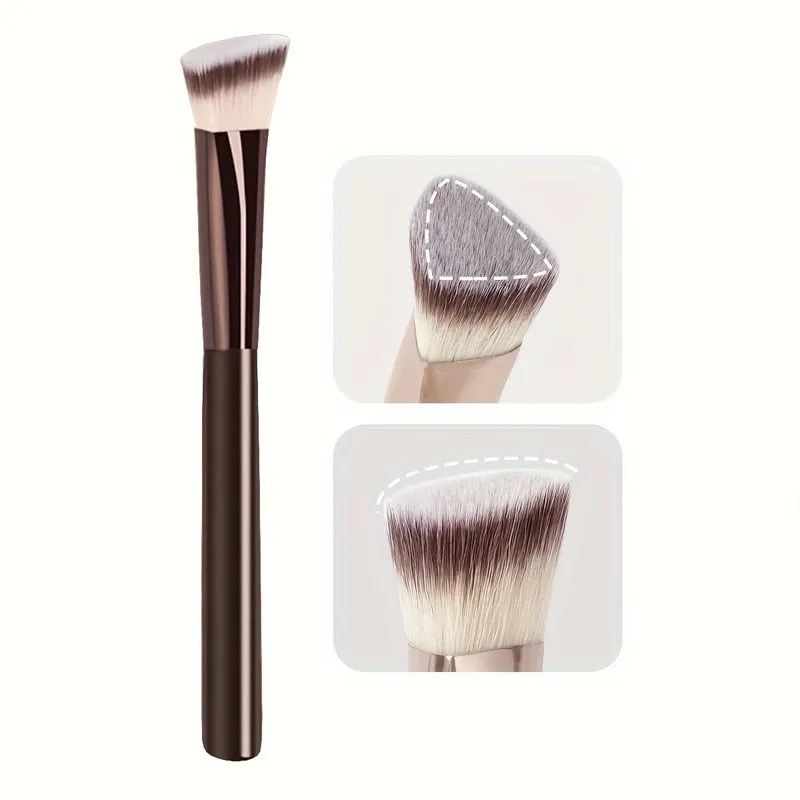 Premium Concealer Brush Triangle Brush Head Bulu Sintetik Lembut Sesuai untuk Kulit — image 10