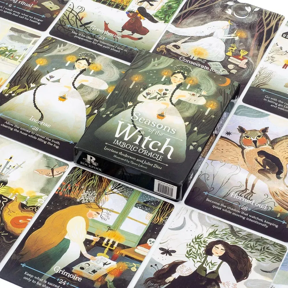 Seasons of The Witch Imbolc Oracle Tarot Board Game 44 Cards for Spiritual Guidance 10.4*7.3cm — image 5