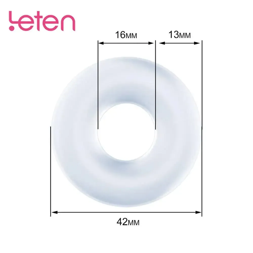 3in 1 Silicone Penis Ring Ejaculation Delay Long Lasting Training Cock Erection Reusable Intimate Goods Sex Toys for Men