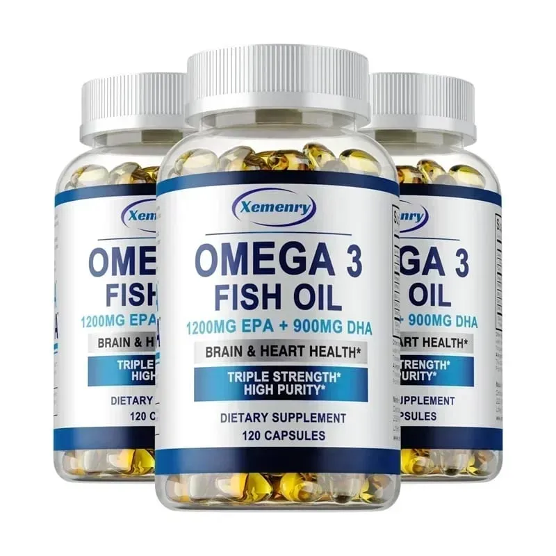 Omega 3 Fish Oil - Supplement with DHA EPA Promote Cellular Energy Health Supports Heart Brain & Joint Health Antioxidant — image 8