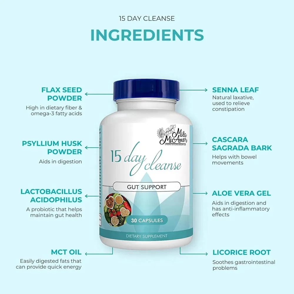 Best Colon Dissolving Cleansing Capsules for Overall Colon Digestive Regulation & Maintaining Gut Health Constipation Relief — image 2