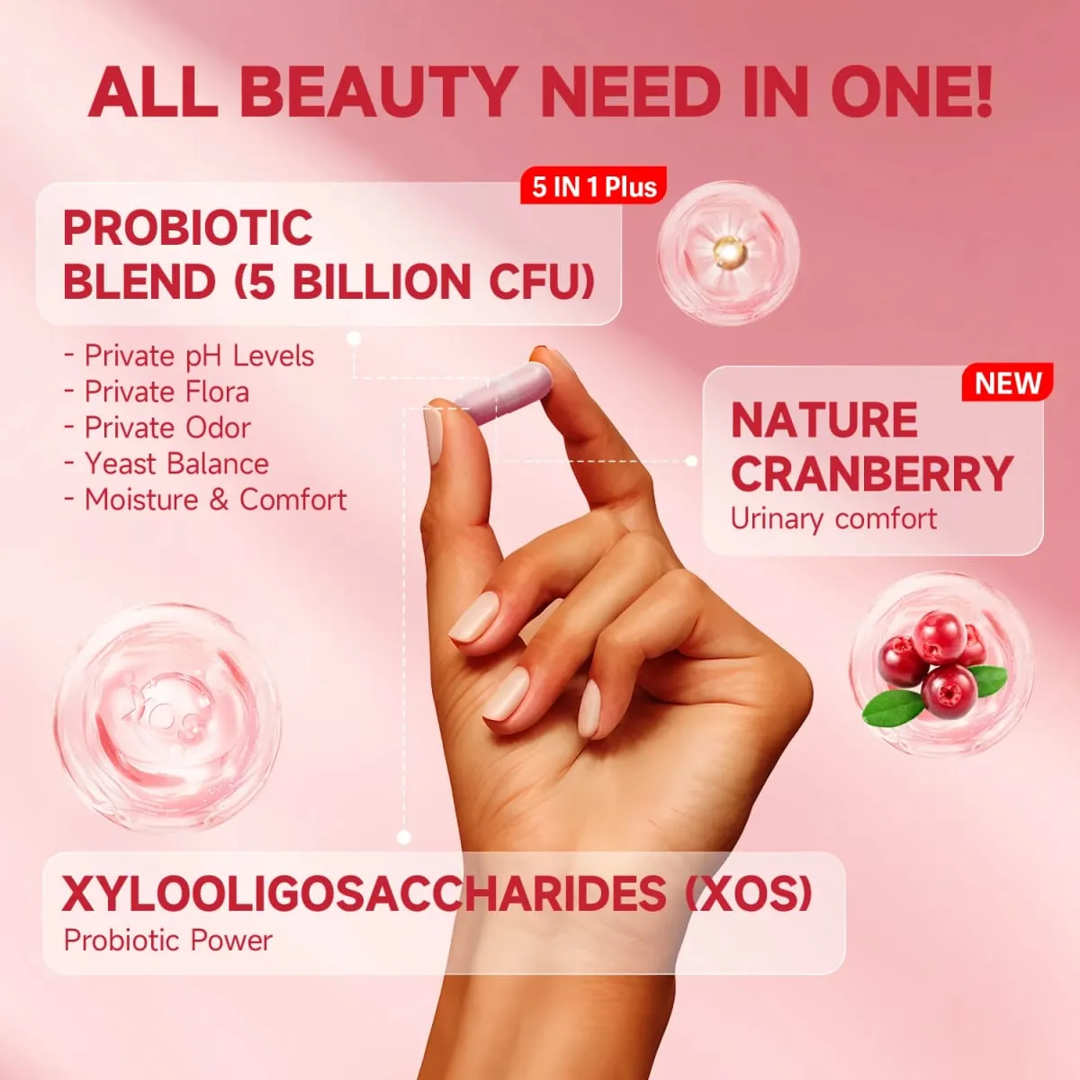 Quit Mood Probiotics for Women PH Balance with Probiotics and Lactobacillus Probiotic Blend - Women's Health Supplement — image 3