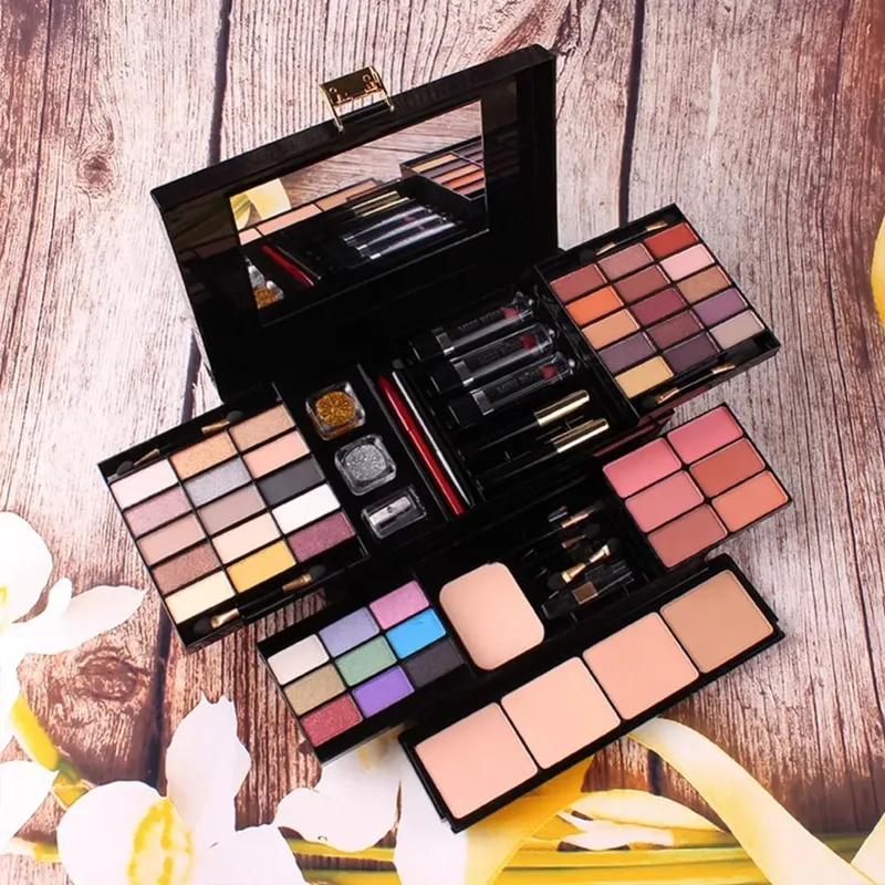 Makeup Set Box Professional Eyeshadow Lip Gloss Stick Foundation Blush Powder Makeup Kit Maquiagem Cosmetics