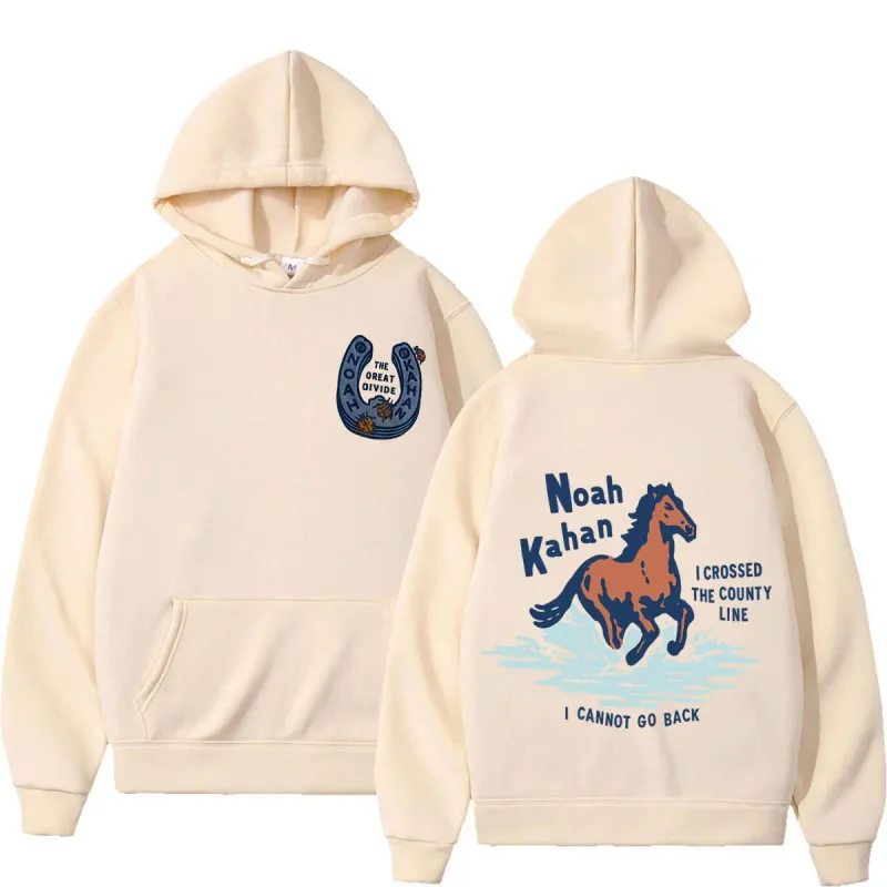 Noah Kahan The Great Divide Tour 2026 กราฟิกHoodiesผู้ชายผู้หญิงเสื้อผ้าแฟชั่นPullover Casualขนาดใหญ่เสื้อฤดูหนาว