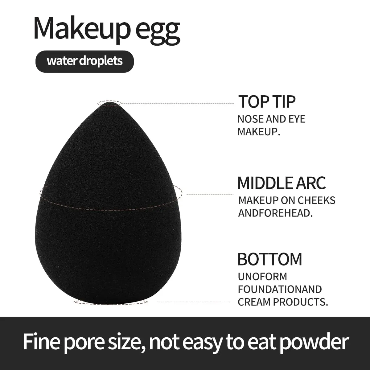 18PCS Professional Makeup Brushes Set with 1PCS Powder Puff Soft Detail Foundation Contour Blush Brush Beauty Tools — image 5