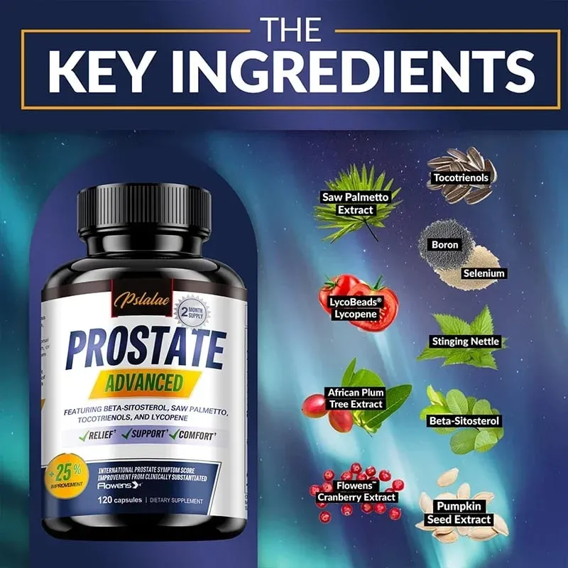Prostate Health Supplement - Natural Saw Palmetto Extract Supports Prostate and Hair Health Improves Immunity — image 4
