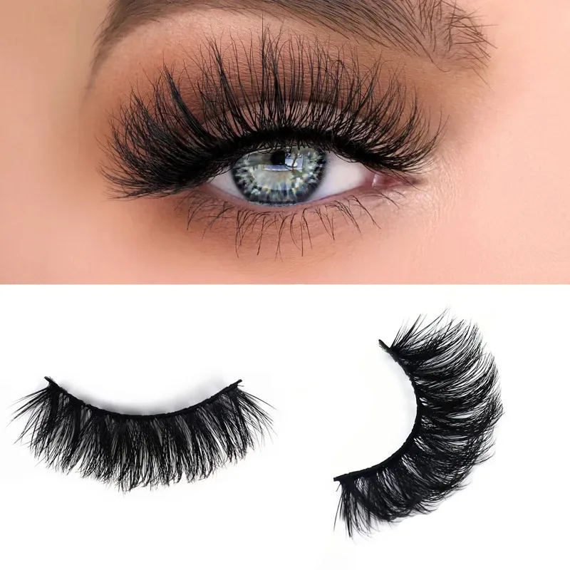 7/10 Pairs 3D False Eyelashes Naturally Long Thick Eyelashes 20mm Dramatic Eyelash Extension Sexy Eye Makeup Eyelash Cosmetics