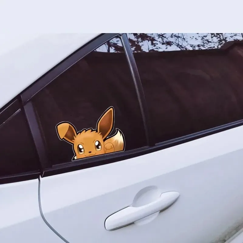 20 Arten Pokemon-Autoaufkleber, Anime-Figur, Pikachu, Gengar, Eevee, Charmander, niedliche Cartoon-Puppe, kreative Aufkleber, Geburtstagsgeschenke — image 3
