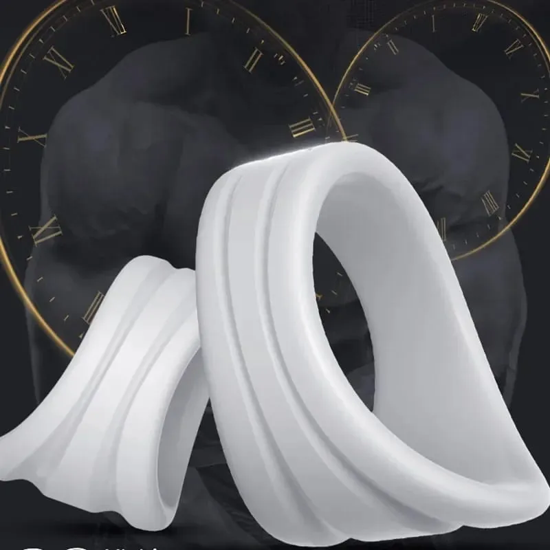 Men Cock Ring Penis Foreskin Correction Cockring Reusable Penis Sleeve Delay Ejaculation Chastity Cage Sex Toy for Men Couples
