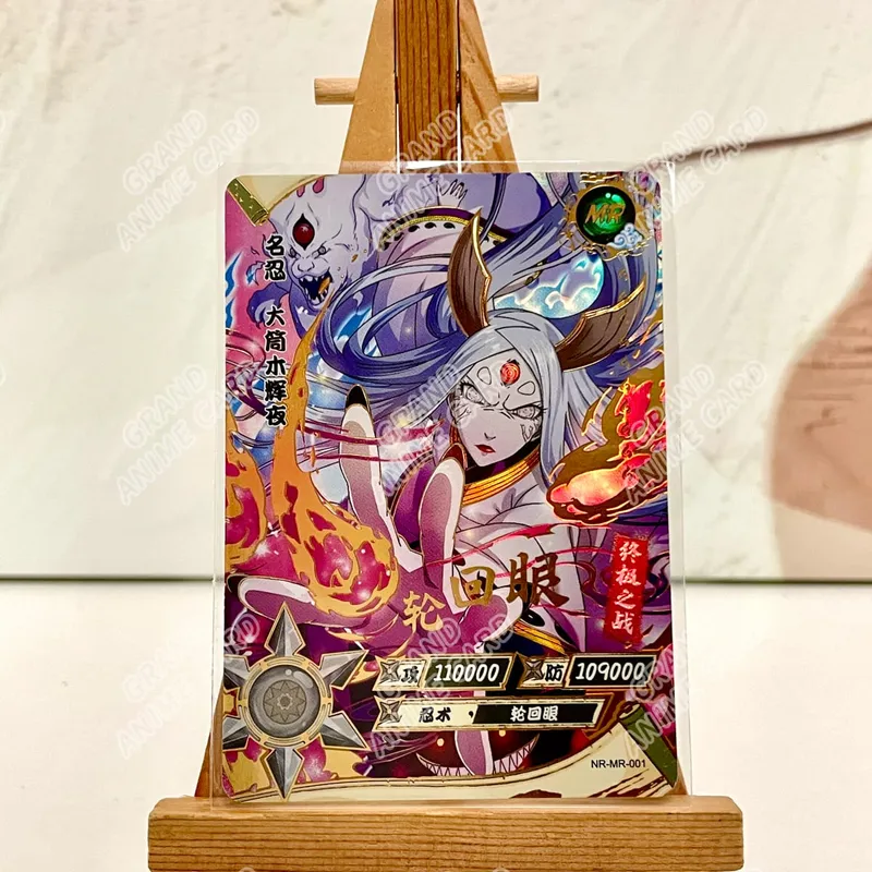 Kayou Genuine Anime Naruto Card MR Full Series No.001-037 Gaara Naruto Uzumaki Kimimaro Jiraiya Tsunade Collection Card Toy Gift