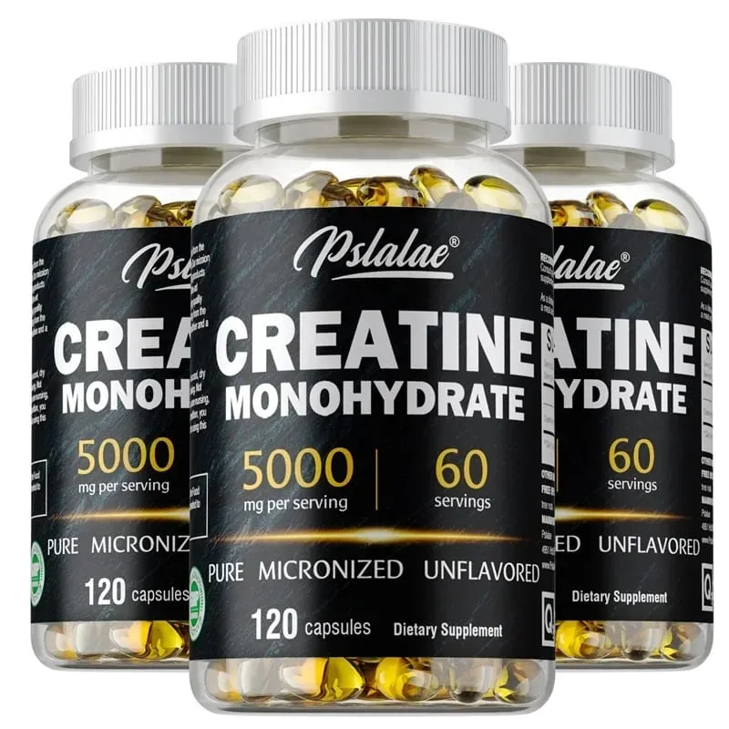 Creatine Monohydrate - Boost Muscle Strength Promote Muscle Growth Improve Athletic Performance Vegetarian Gluten-free
