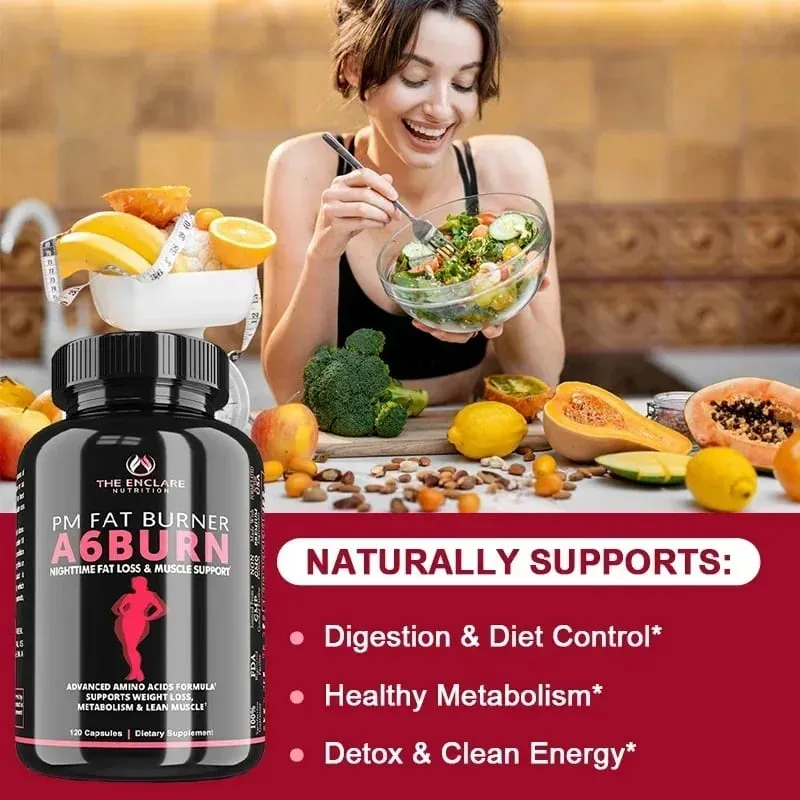 Night Slimming Fat Burning Capsules for Weight Loss Suppresses Appetite and Strongly Promotes Metabolism in Men and Women — image 3
