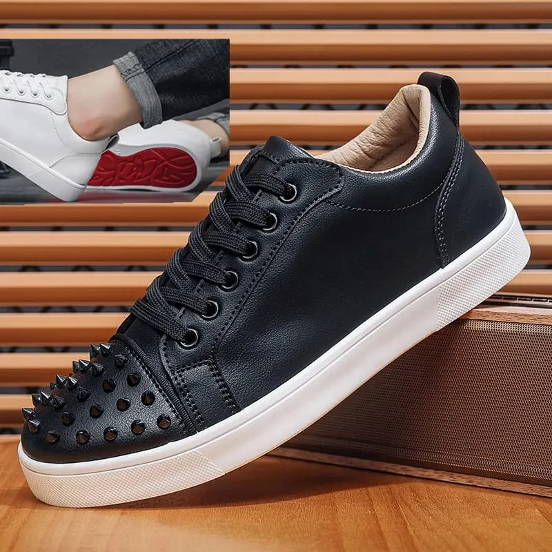 Comfortable Breathable Studded Sneakers for Men Women Casual Sports Shoes Fashion Lightweight Walking Shoes — image 2