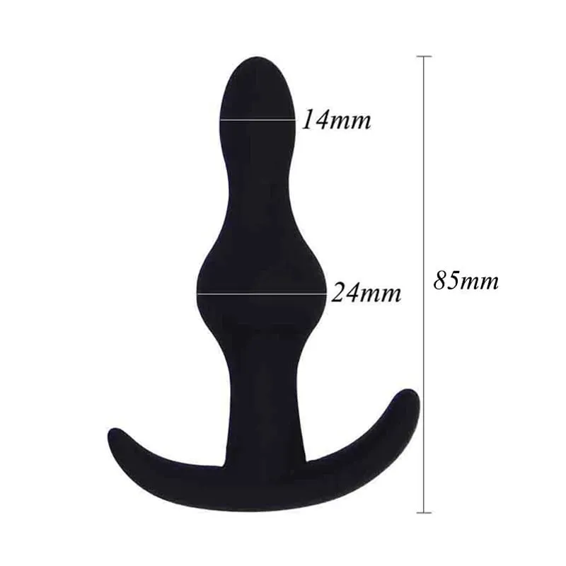 100% Safe Silicone Dildo Anal Plugs Butt Plug Unisex Sexy Stopper 3 Different Size Adult Sex Toys for Men/Women Trainer Massager — image 11