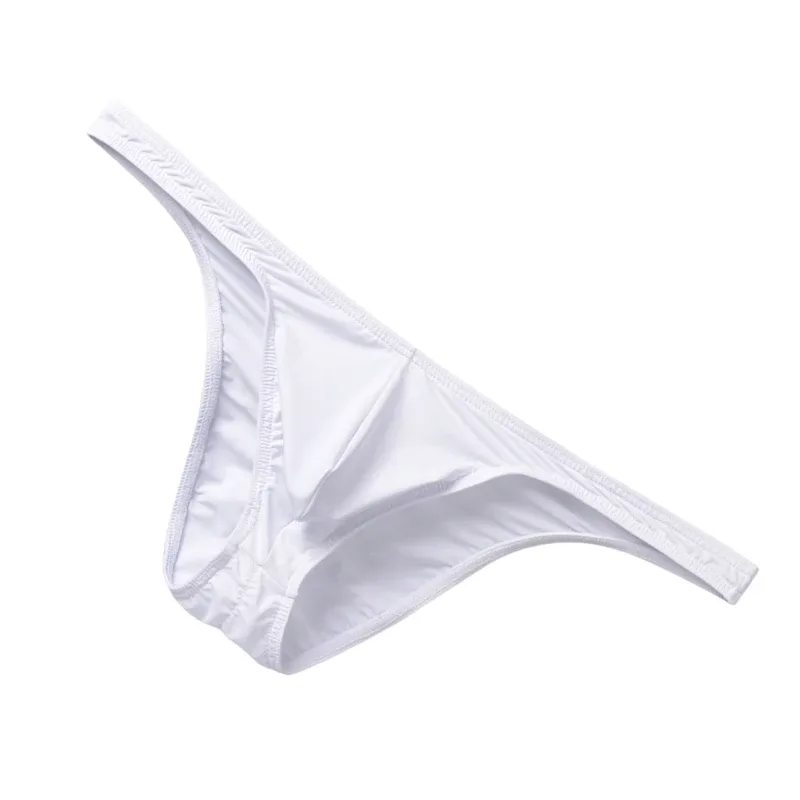 Men Bikini Sexy Briefs Underwear Ice Silk Butt-lifting Male Panties Cuecas Calzoncillos Hombre Slips Quick Dry Mens Lingerie