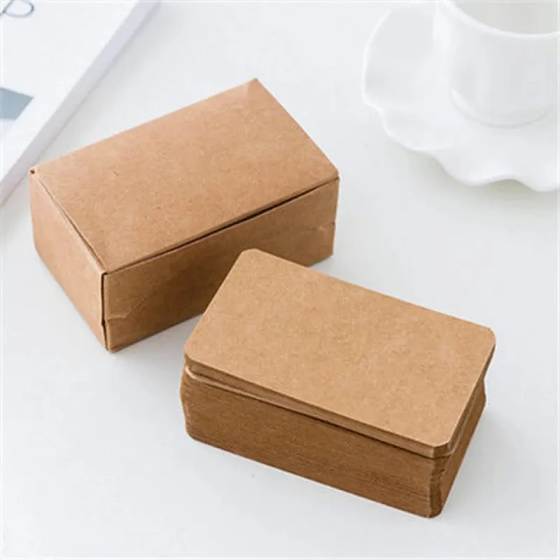 100Pcs 5.3*9cm Blank Card For Business Cards For Message And Book Name Blank Cards For Business Card Message Cards 300gsm — image 9