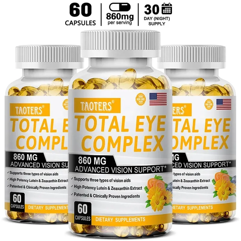 Lutein Eye Care Capsules-helps vision health myopia improves eye edema supports fatigue and helps sleep health