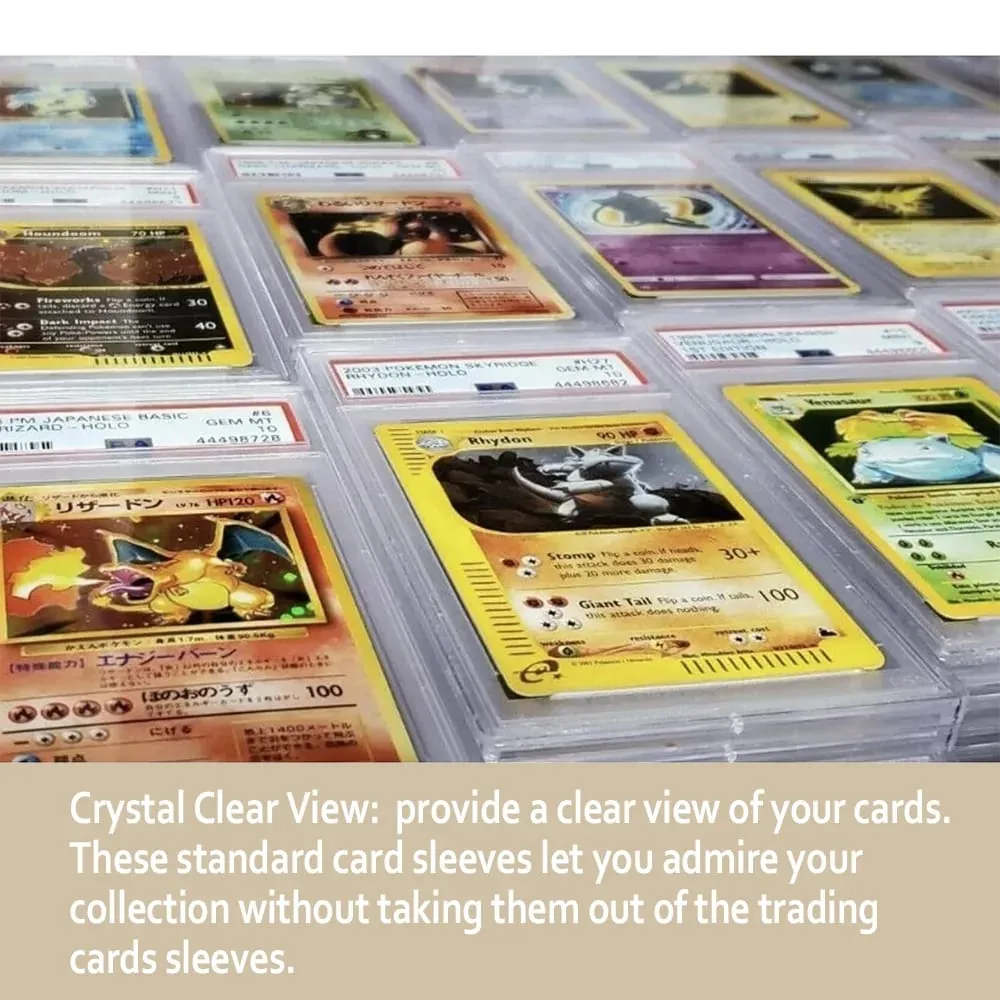 (Pack of 5) Recessed Design Frosted Frame Type Storage Anti-UV Card Brick for Collector-Grade Protection for Card Slabs — image 5