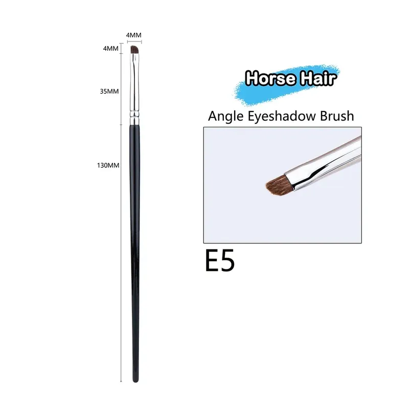 Small Smoky Liner Makeup Brushes Eyeliner Smudge Brush Precision Smudge Makeup Brush Horse Hair Eyeshadow Smudge Brush — image 19