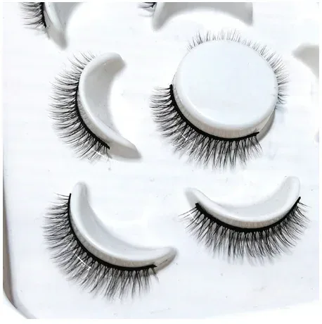 5Pairs Handmade Mink Lashes Short False Eyelashes Dense Natural Long Messy Eye Lashes Reusable Stage Makeup Eyelashes — image 45