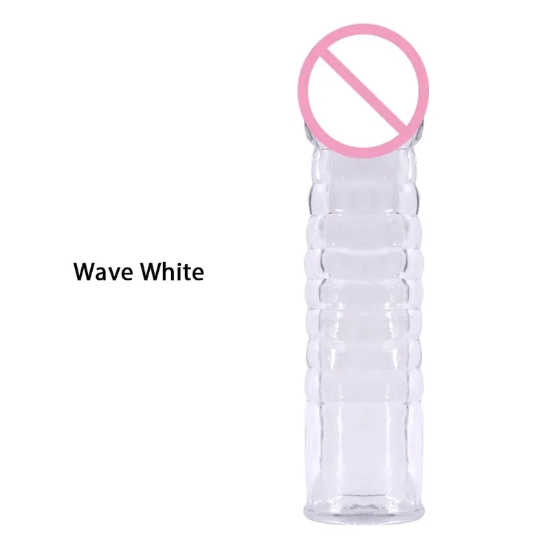 Delay Spray Clit Penis Extensions Condom Sleeve Male Enlargement Massager Cock Ring Cover Adult Sex Toys Penis Cock Ring — image 9