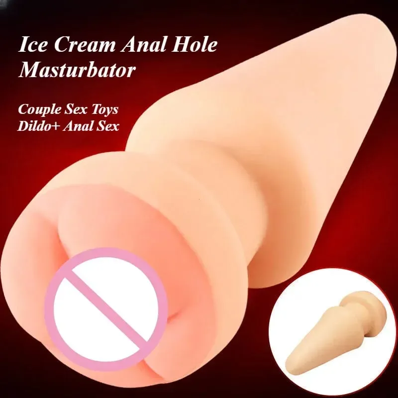 Zmrzlina Anální Dildo Zátka na zadeček Dutá vagina Masturbátor Masturbátor Anus Dilator Stimulační sexuální hračka Pro ženy Muži Erotické hry pro dospělé — image 5