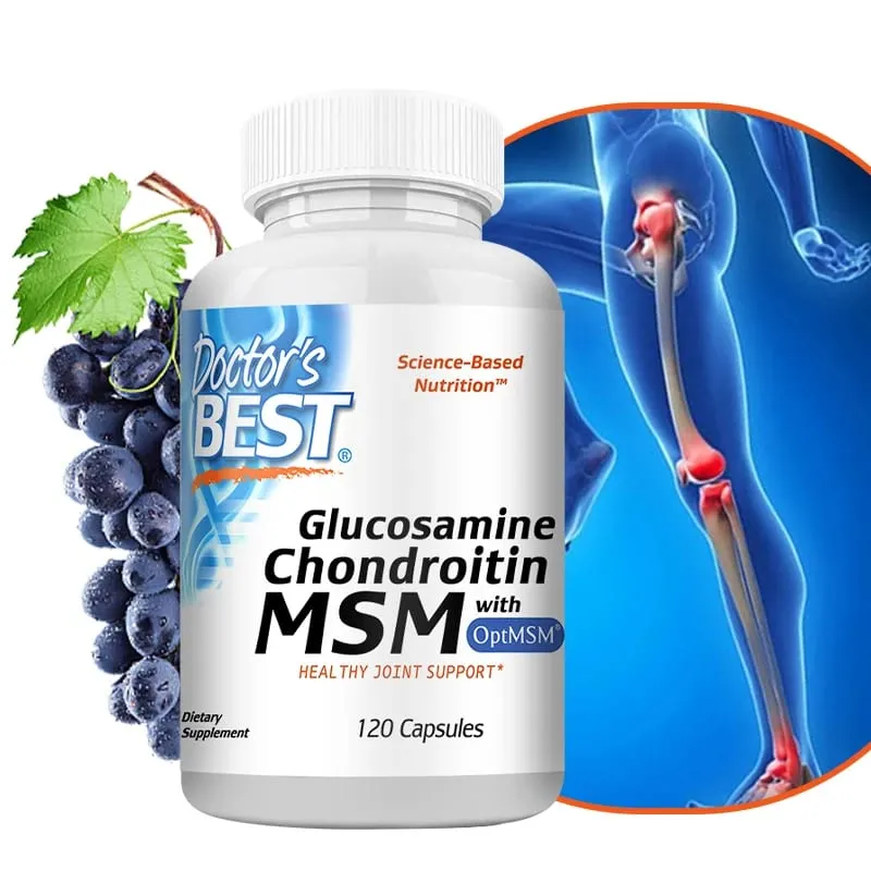 Glucosamine HCL Potassium Sulfate Chondroitin Sulfate Joint Support Helps with Joint Mobility Overall Health — image 1