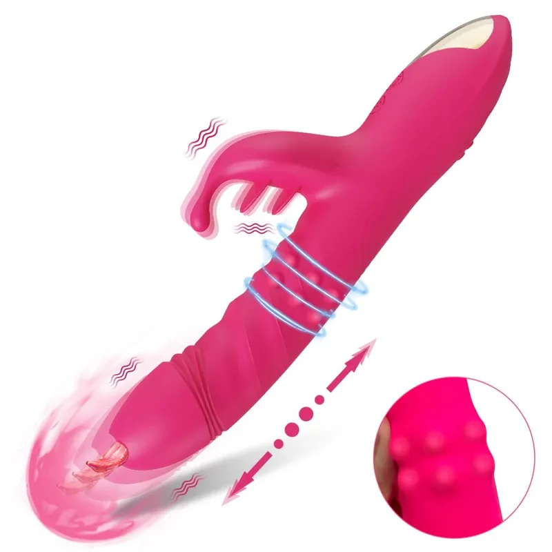 Rychlý orgasmus vibrátor dildo pro ženy lízání vyhřívání vibrátory klitoris stimulátor bodu G vibrace ženský klitoris vysavač pro dospělé sexuální hračka — image 10