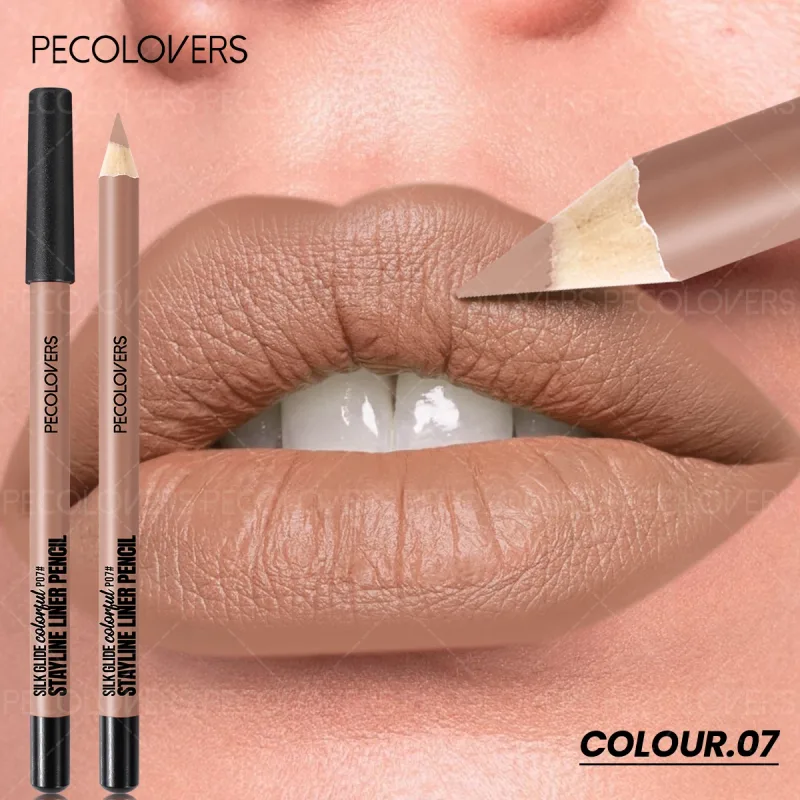 Matte Lipliner Second Back Lip Contour Plump and Charming Lips Non Drying Waterproof Lip Cosmetics Suitable for Beginners