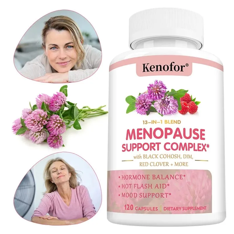 Kenofor Women's Menopause Supplement Capsules Improves Mood Supports Weight Management Boosts Metabolism Antioxidant — image 1