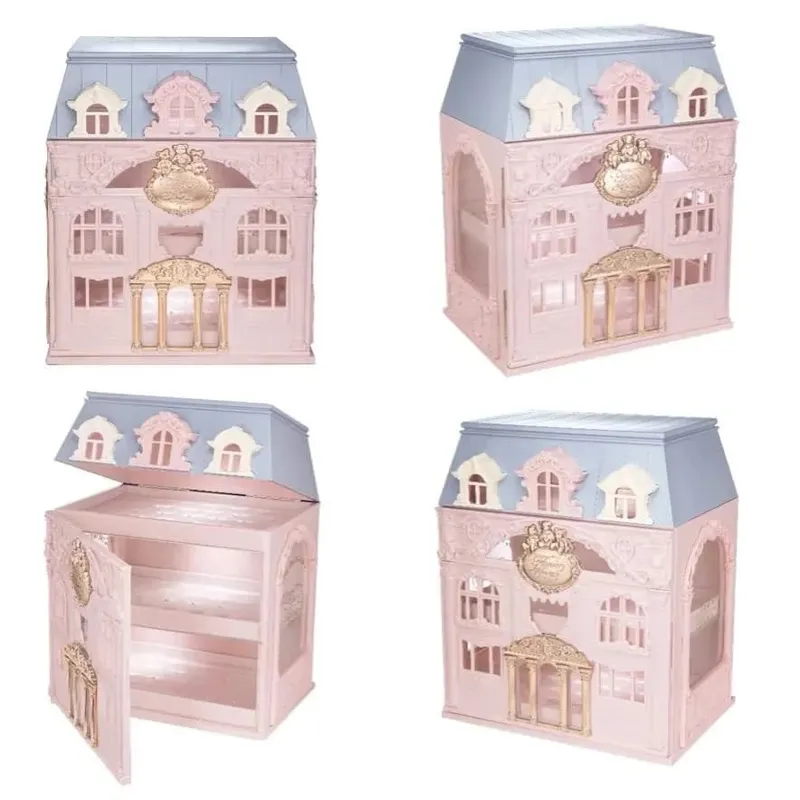 Flower Knows Violet Strawberry Rococo Jewelry Empty Box Handheld Makeup Mirror Hair Accessories And Clips Makeup 5PCS Sets — image 3
