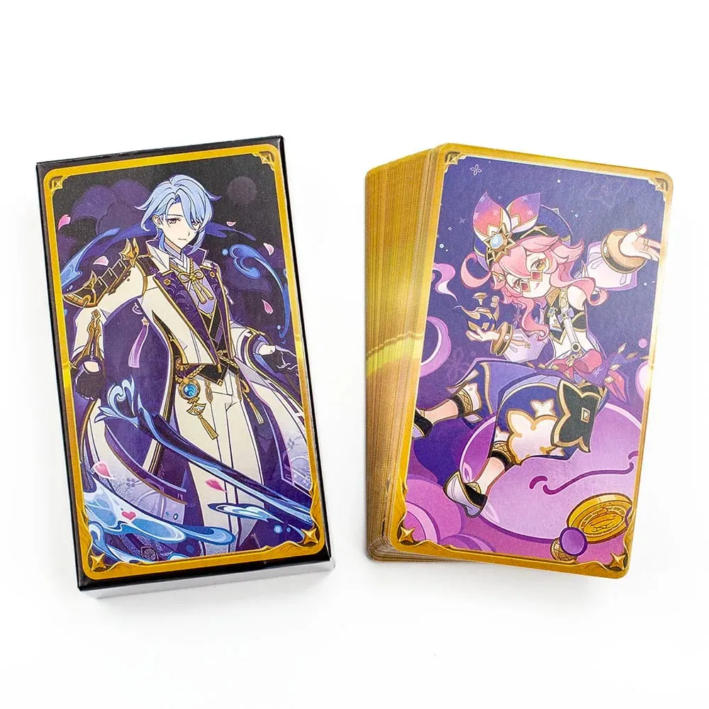 Anime Game Genius Invokation TCG 65Pcs/Set Hot 9.5*5.5cm Collectible Card Collection for Desktop Gaming — image 3