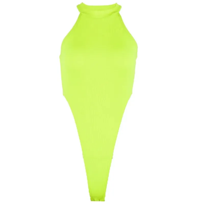 Solid Color Bodysuit Neck-mounted Lingerie Sexy Tops For Women Streetwear Sleeveless Body Feminino Slim Fit One-pieces Bustier — image 7