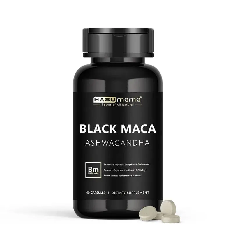 Male Enhancing Supplement with Black Maca Stamina & Energy Men's Muscle Enlargement