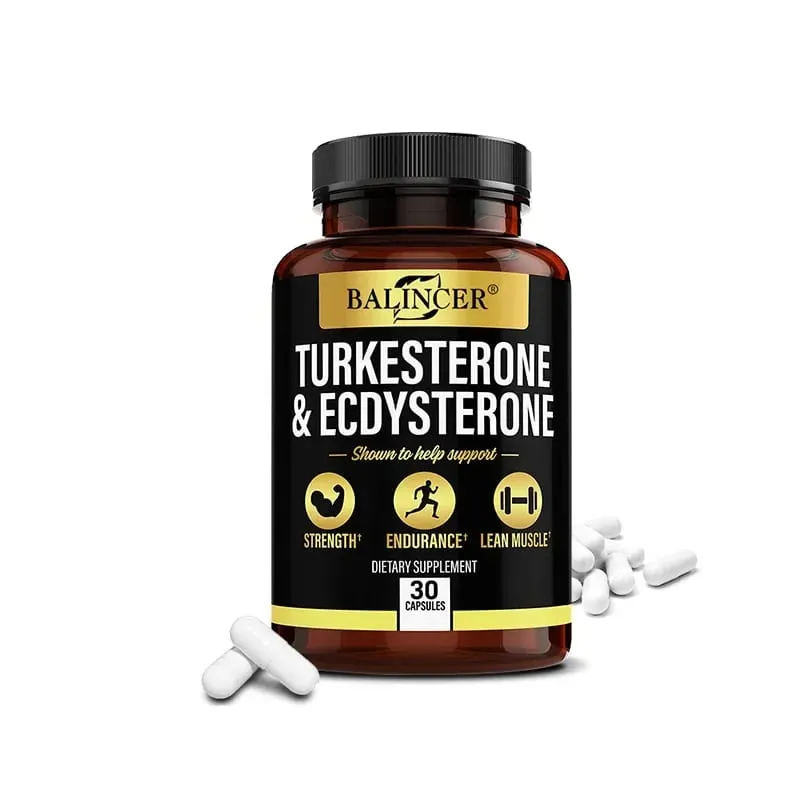 Turkeysterone and ecdysterone supplement - 1000 mg - Improves exercise endurance sports supplementation muscle mass