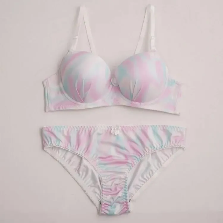 Hot Selling New Sweet Pink Camouflage Design With Steel Ring Gathering Pull And Anti Sagging Bra A2139 — image 7
