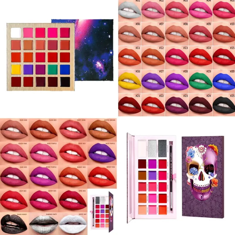 1PCS Multicolor Blusher&Eyeshadow&Bronzer&Lipstick Palette Mutil-Use Makeup Palette for Halloween Festival Party Make Up — image 6