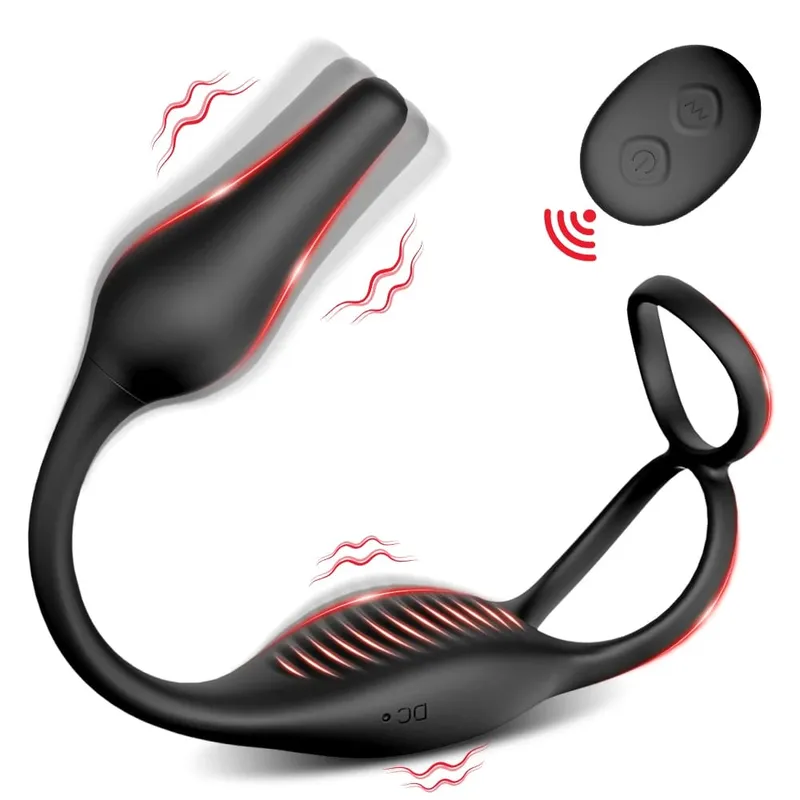 APP Control Butt Plug Cock Ring Vibrating Prostate Massager for Men Beginner Anal Vibrator Anal Plug for Gay Sex Toy for Men 18+ — image 8