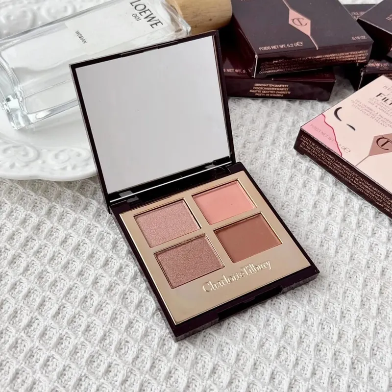 CT Easy-to-use 4-shade 9-shade Eyeshadow Palette Charlotte Tilbury Lip Balm Pillow Talk Big Lip Plumpgasm Lip Blush Makeup Gift
